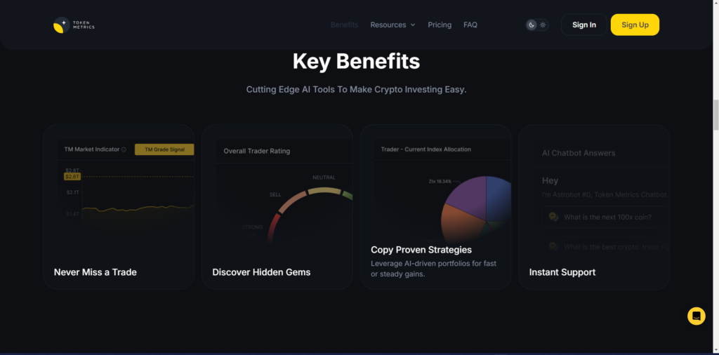 "AI-Powered Price Predictions by Token Metrics illustrating predicted cryptocurrency prices