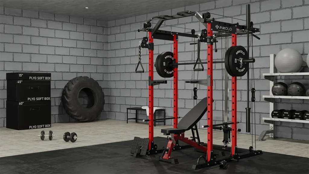 Complete MIKOLO Fitness home gym setup for all fitness levels